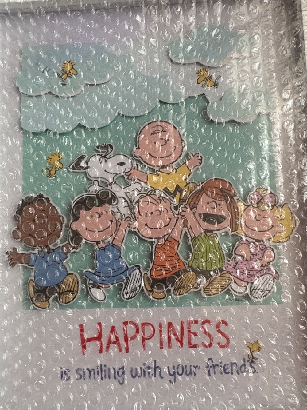 Peanuts 'Happiness' Framed Wall Art - Multicolor